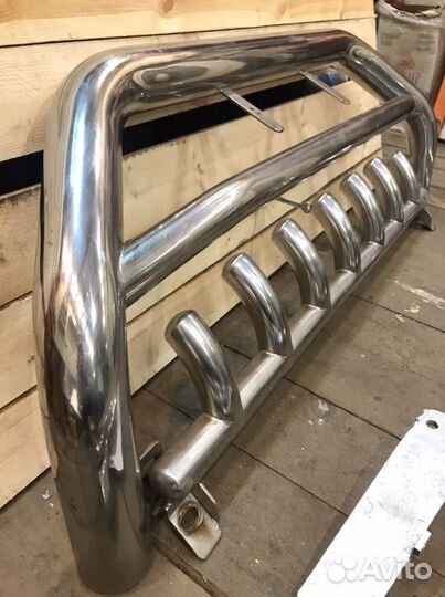 Защита бампера Toyota Land Cruiser Prado