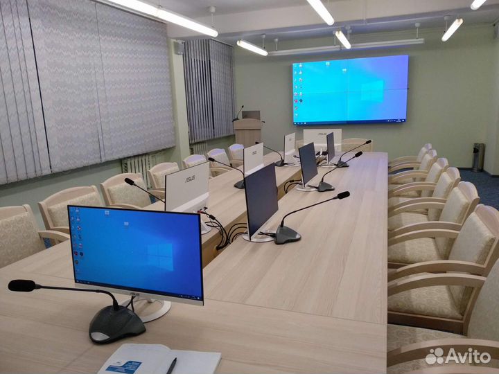 Комплект конференц-систем для переговорных комнат