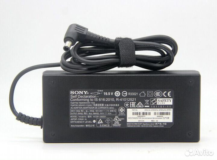 Блок питания 19.5V 5.2A 100W для Sony KDL-55W815B