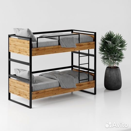 Двухъярусная кровать для хостела