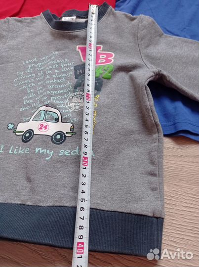 Кофта и лонгслив на мальчика 110-116