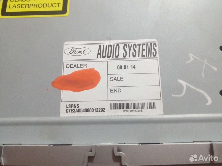 Магнитола штатная Ford Форд Focus Mondeo