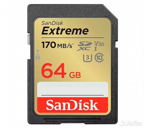 Карта памяти SanDisk sdxc Extreme Class 10 UHS-I V