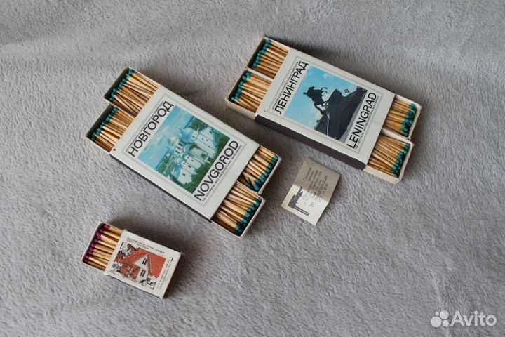 Коллекционный набор цветных спичек СССР