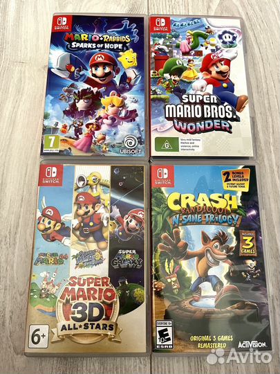 Картриджи Nintendo Switch