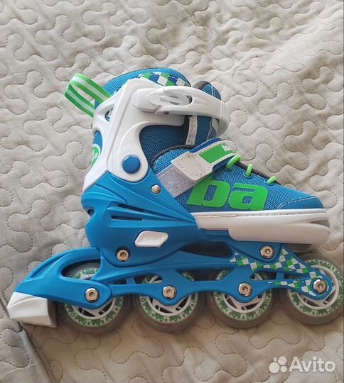 Роликовые коньки детские 2 в 1 раздвижные