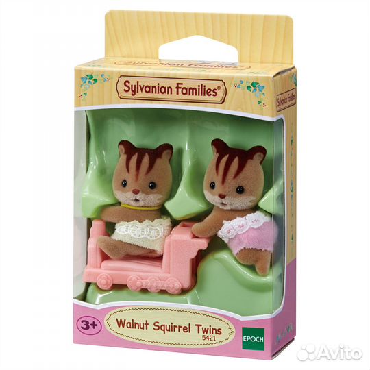 Новый Набор Sylvanian Families Белки-двойняшки 542