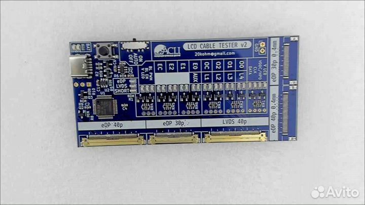 Тестер шлейфов матриц с аккумулятором