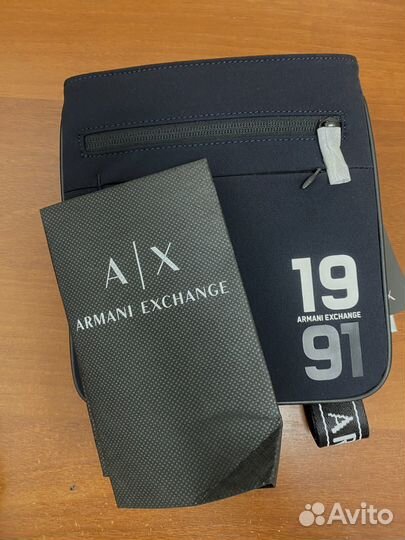 Мужская сумка через плечо armani exchange оригинал