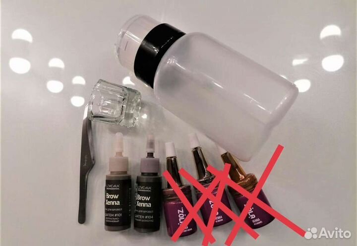 Набор бровиста хна для бровей Zola brow henna