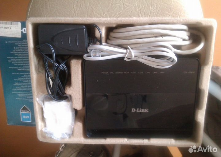 Adsl2+маршрутизатор D-Link DSL-2640U