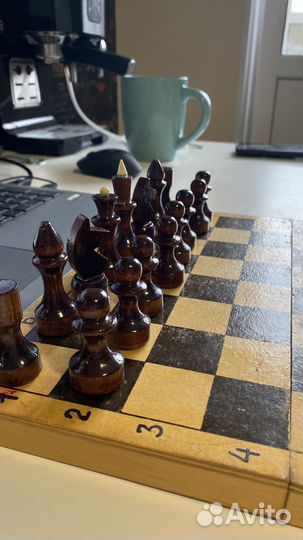 Шахматы деревянные СССР полный комплект