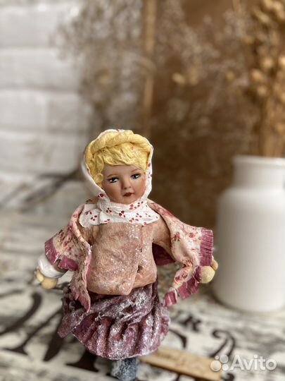 Ватные елочные игрушки