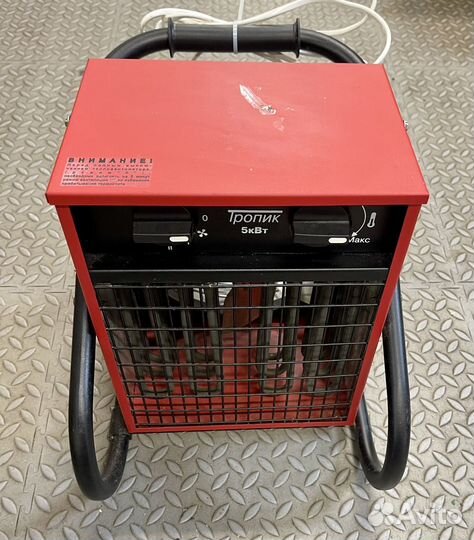 Тепловентилятор Тропик тпц-5 новый обогреватель