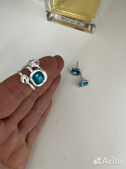 Серьги кольцо