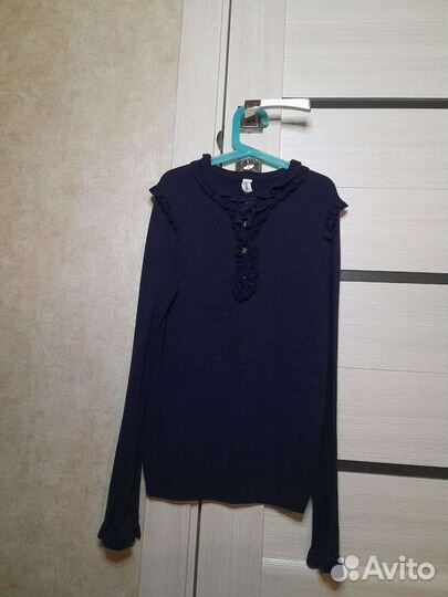 Блузка рубашка жакет для школы