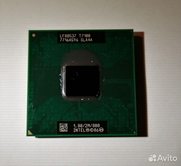 Процессор Intel Core 2 Duo T7100 для ноутбука