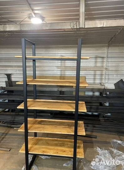 Стеллаж в стиле лофт для офиса