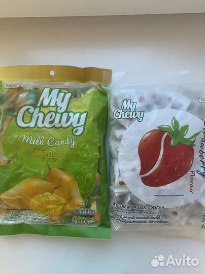 Тайские натуральные фруктовые конфеты My Chewy