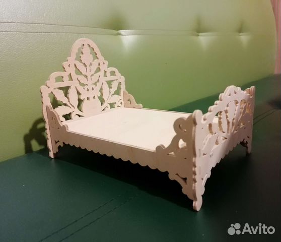 Кровать для кукол 23см