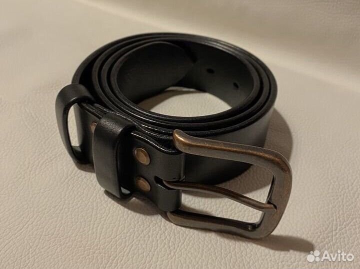 Ремень мужской кожаный