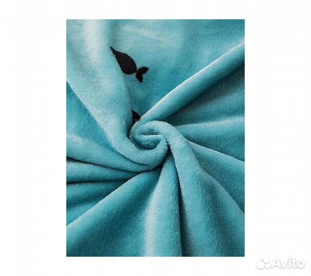 Покрывало Funfur Коты 180х200 см Голубой