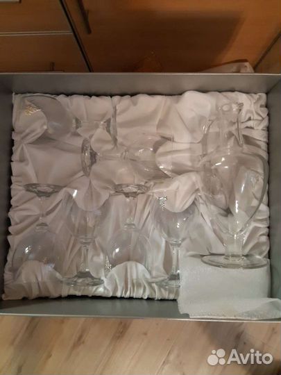 Набор для вина (испанский хрусталь)