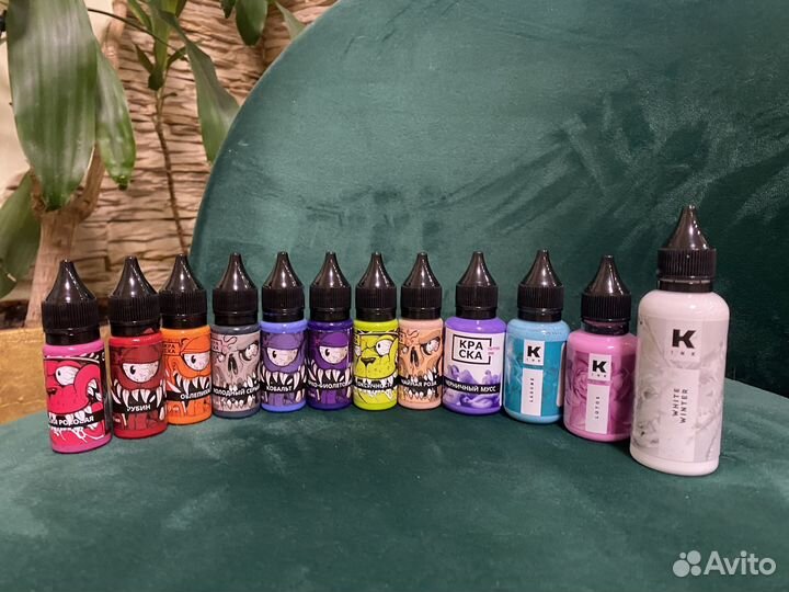 Краска для тату набор Tatoo ink