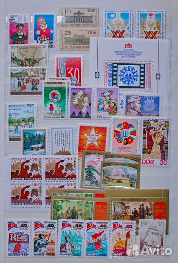 Марки почтовые иностранные чистые 4