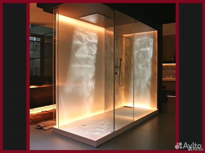 Душевые стеклянные перегородки за сутки
