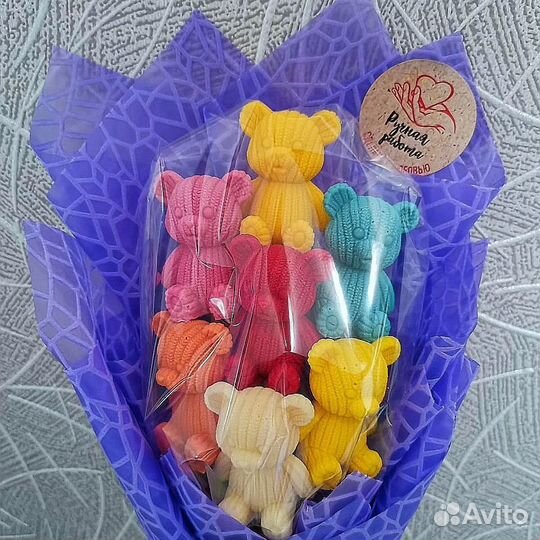 Букет из шоколадных мишек