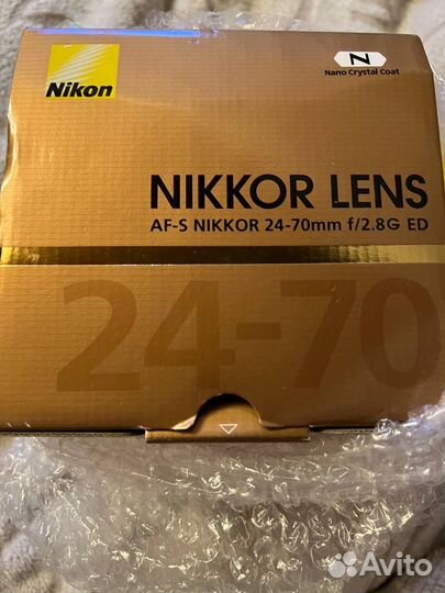 Объектив nikon 24/70mm f/2.8g ED