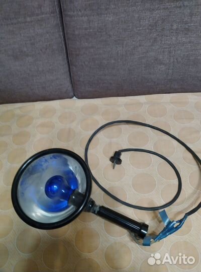 Лампа СССР синий цвет