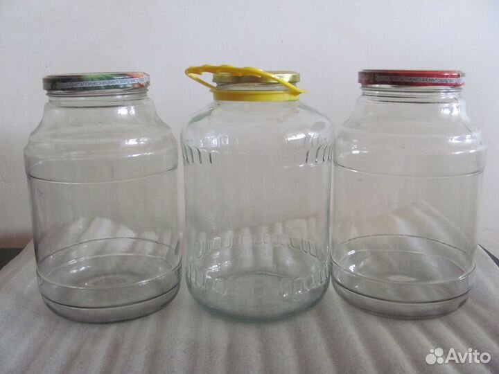 Банки с винтовой крышкой 0,25 л,0,5л,0,7л,1л,3л