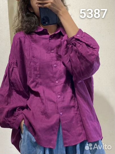 Рубашка женская. Японский стиль. Бохо