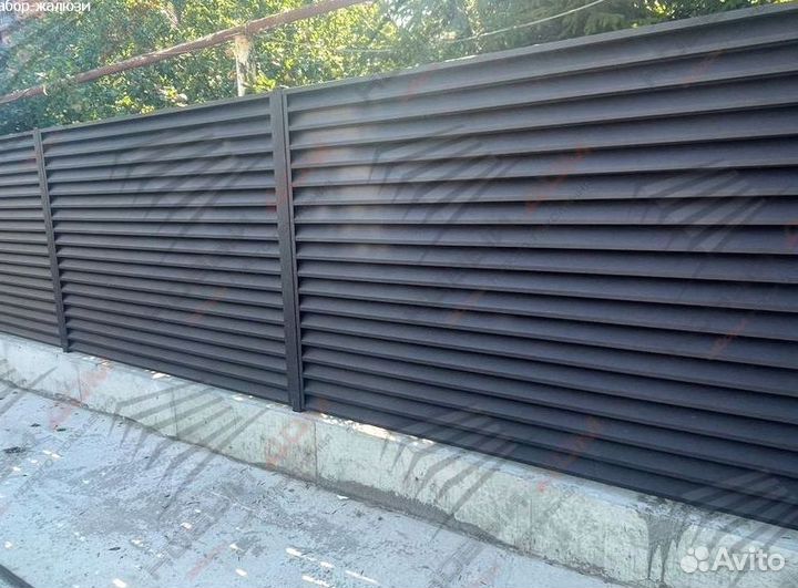 Забор жалюзи еврозабор