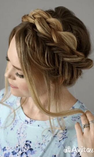 Ободки коса на резинке