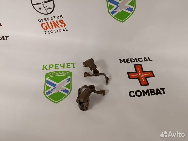 Крепления для активных наушников на шлем Чебурашки