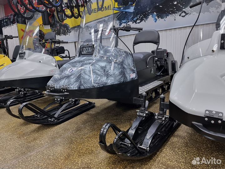 Миниснегоход бурлак егерь centro-L 15 Л.С. С эл.за