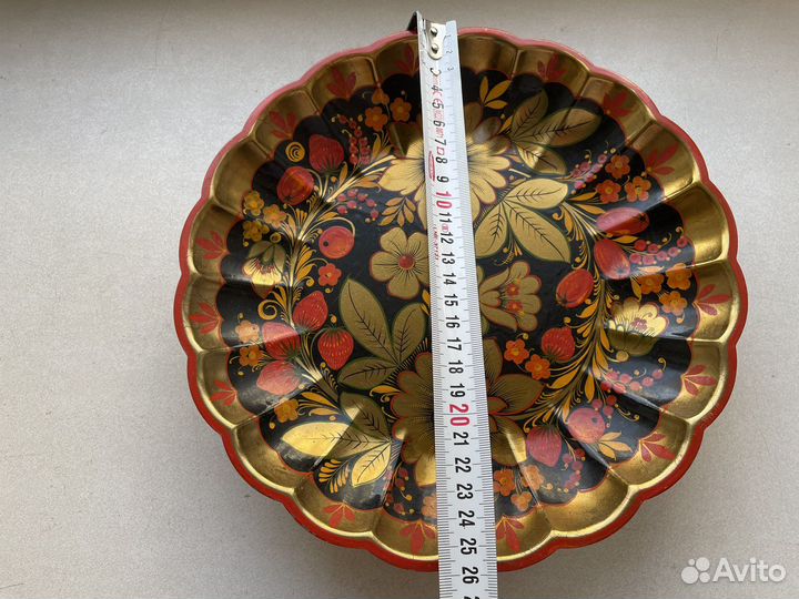 Ваза хохлома ретро