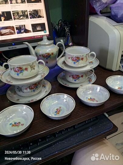 Чайный сервис 1С 99г. с пиалами