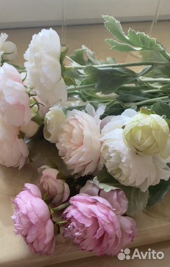 Ранункулюсы искусственные цветы