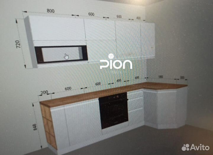 Кухня угловая на заказ