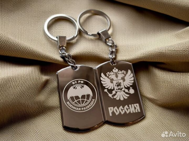 Жетон армейский 3D. Гравировка на жетонах