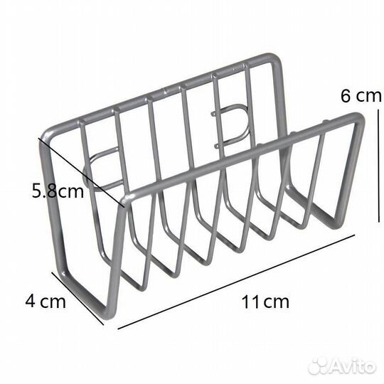 Держатель для губки, настенный, для мойки