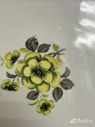 Блюдо Пролетарий завод Новгород СССР