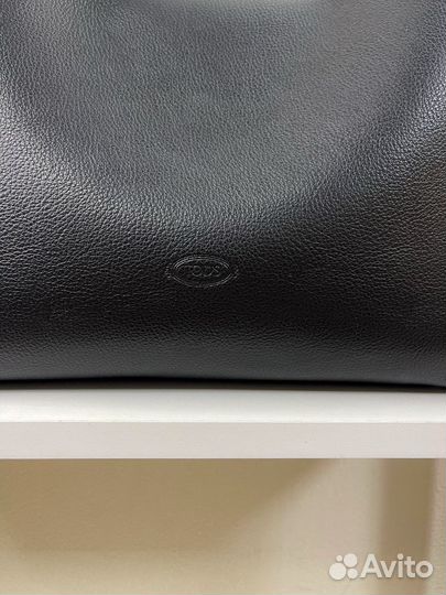 Сумка женская Tods черный/бордо