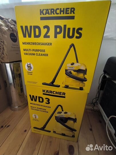 Пылесос Karcher WD 2 Plus новый