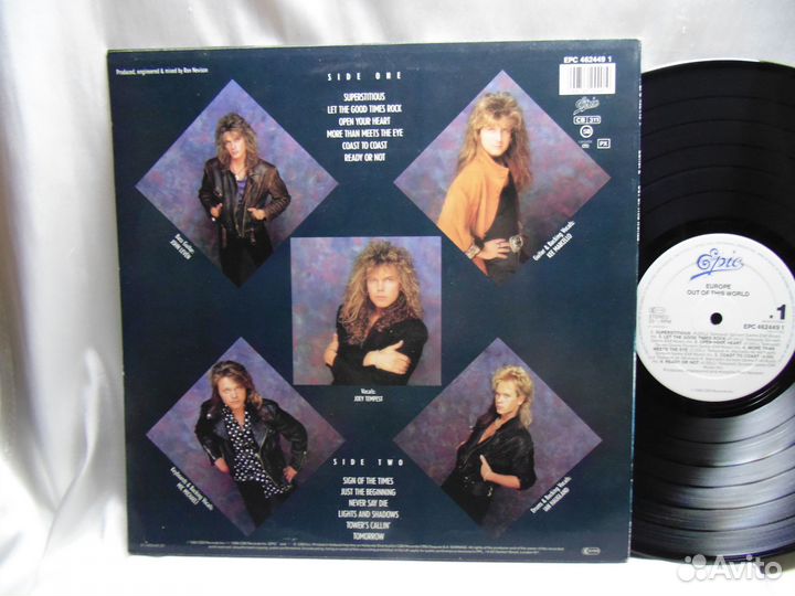 Europe – Out Of This World (1988) LP / mint- (EPC