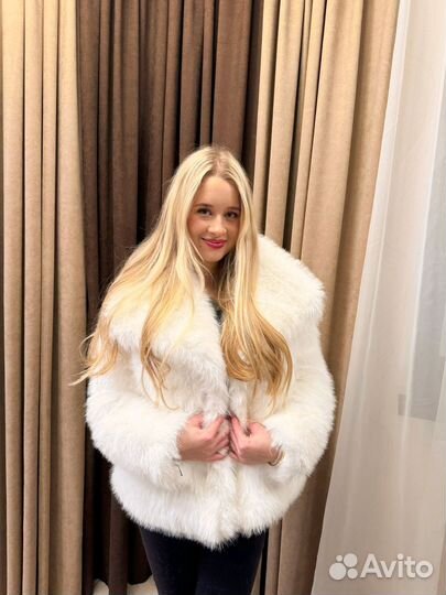 Укороченная шуба люкс